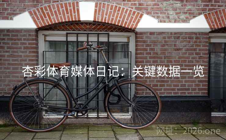 杏彩体育媒体日记：关键数据一览