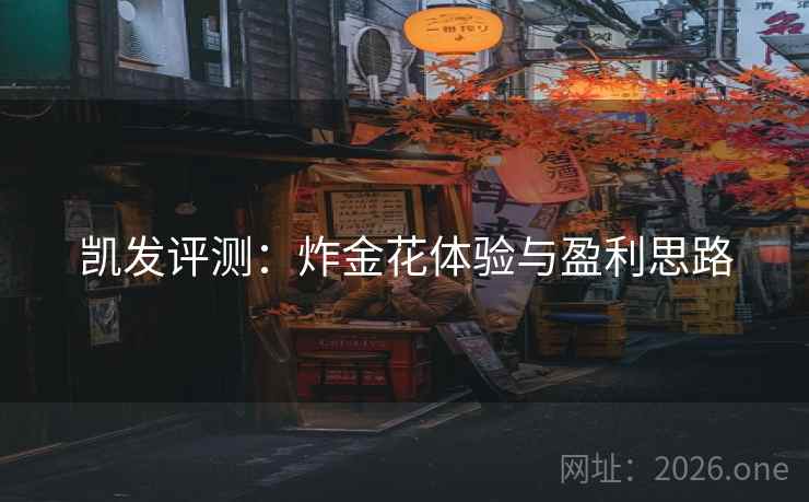 凯发评测：炸金花体验与盈利思路
