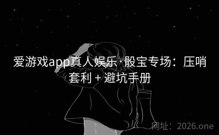 爱游戏app真人娱乐·骰宝专场：压哨套利 + 避坑手册