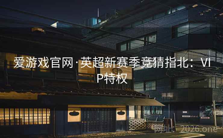 爱游戏官网·英超新赛季竞猜指北：VIP特权